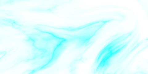Bright Cyan and White Fluid Marble Texture Abstract Background with Soft Swirling Marbling Patterns and Smooth Flowing Lines