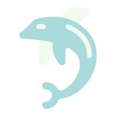 Obraz premium Dolphin icon
