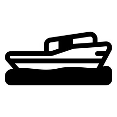 Speed boat icon