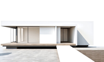 Modern architectural design with clean lines and minimalism