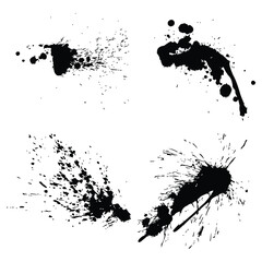 Paint Drip and Splatter Set