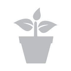 Potted Plant Growth Icon © Noni