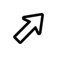 Hand drawn arrow pointing up and to the right