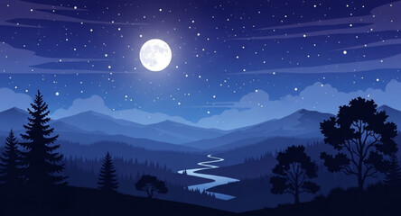 winter forest landscape © Wilda