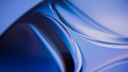 Liquid Glass. Abstract 3D Background for Wallpaper	