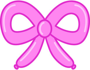 Balloon art ribbon