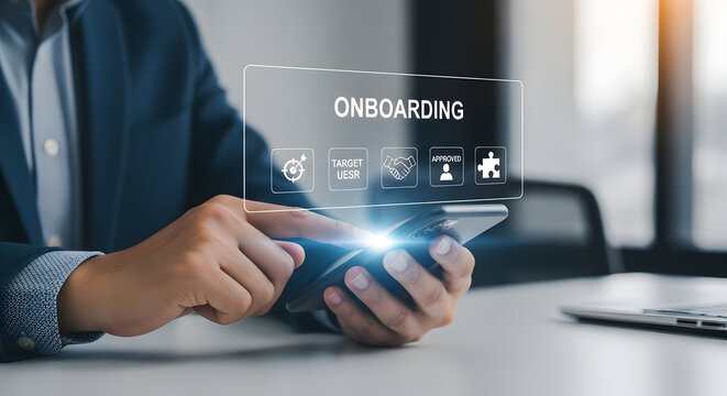 Streamline new hire process with digital onboarding on smartphone