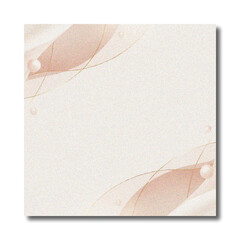 Abstract Luxury Minimalist Background with Gold Lines, Pastel Curves, and Pearl Accents