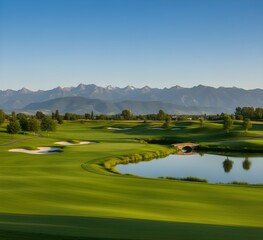  A Picturesque View of a Championship Golf Course