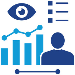 Customer Insights Simple and clear vector icon illustrating an essential idea or function