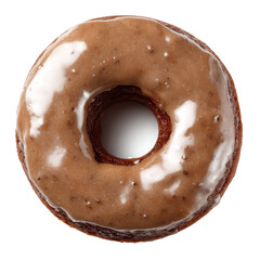 Top View of Glazed Donut