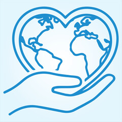 Earth Day and Global Care Concept