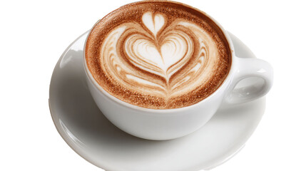 Heart Latte Art Coffee Cup