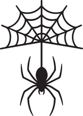 spider_hanging_web_vector.eps