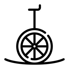 monocycle line icon © afif