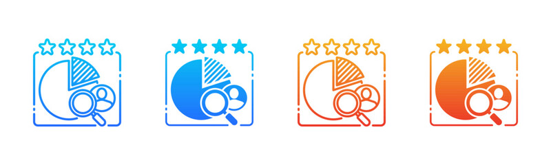 Feedback Analysis Consistent and versatile vector icons multiple style
