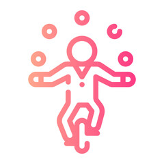 circus gradient icon