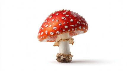 Obraz premium Mini toadstool isolated on white background