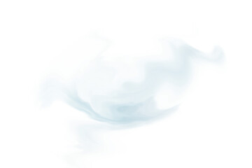 煙のような流動性のあるぼかし　青 