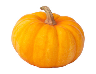orange pumpkin isolated on white background.