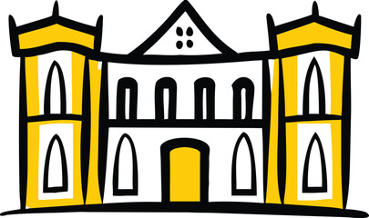 front view of victorian library building  ornate w (1).eps