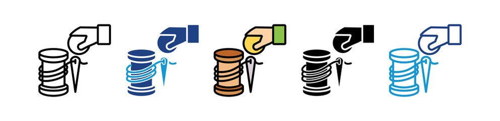 Textile Exports multiple icon