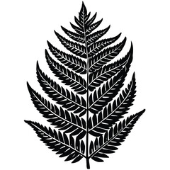 keywords  linocut  fern  leaf  plant  nature  trop.eps