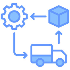 Supply Chain Management Icon