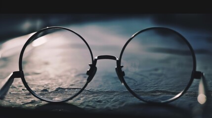 Fashion Eyewear Collection: Sunglasses, Eyeglasses & Optical Specs&mdash;Black/White/Blue Frames, Plastic Lenses & 3D Isolated Designs for Summer