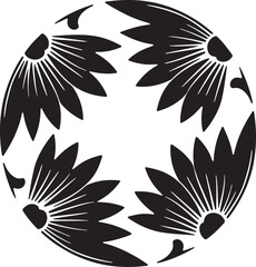 vector floral ornament mandala design vector art