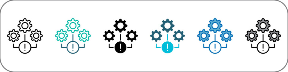 Infrastructure Icon Single Pack Illustration