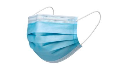 Essential blue surgical face mask providing vital protection and safety for health and well-being