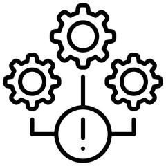 Infrastructure Outline Icon