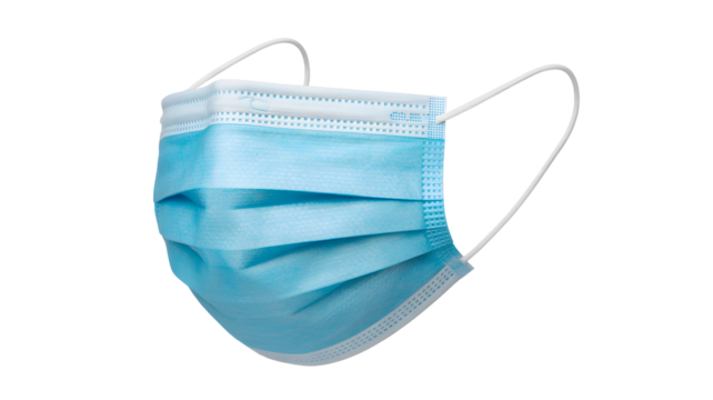 Essential blue surgical face mask providing vital protection and safety for health and well-being