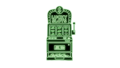 casino slots machine reel with number 7s isolated on white background