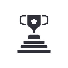 Trophy Cup Award Vector Graphic Winner Success Symbol