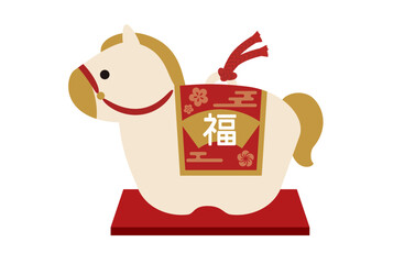 午の土鈴　干支の置物