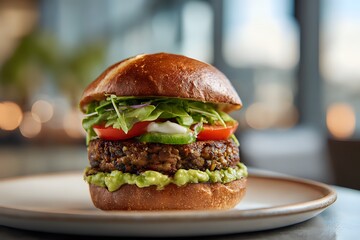 Vegan Burger Perfection: A Taste of Modern Plant-Based Cuisine