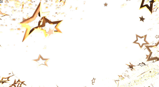 A festive background with gold stars, ideal for holidays, New Year, Christmas, and general celebration themes.  Perfect for adding a touch of sp