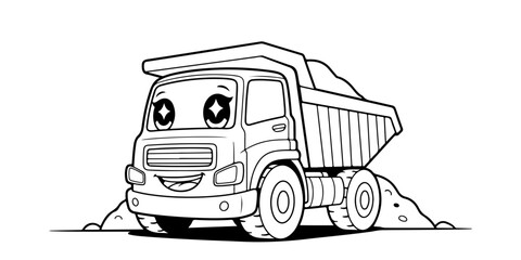 Sparkling Eye Dump Truck © takichan