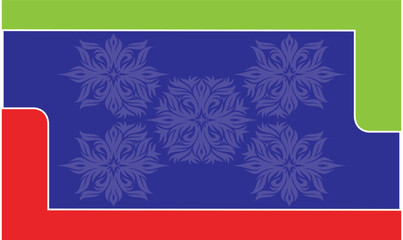 Abstract Floral Pattern Background