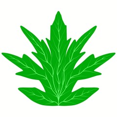 Artistic bright green leaf design
Bright green artistic leaf illustration suitable for natural, eco-friendly, or botanical design projects.