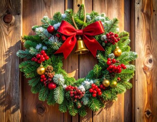  Christmas Wreath Close-Up