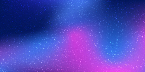 Glowing blue and pink abstract color gradient banner poster cover design, dark blured texture, copy space