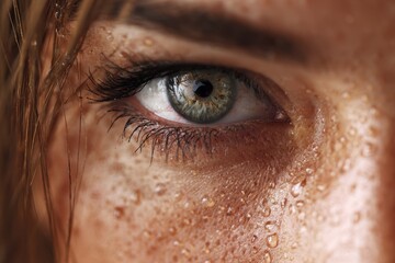 Close up of a woman s eye