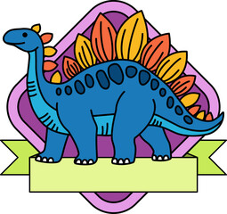logotype of A blue dinosaur