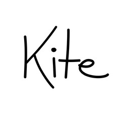 kite text design