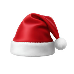 santa claus red hat isolated