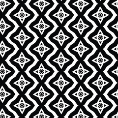 Abstract background with repeat pattern . Black and white color. Unique geometric vector swatch. Perfect for site backdrop, wrapping paper, wallpaper, textile and surface design.