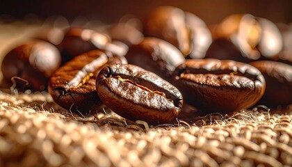 coffee beans close up